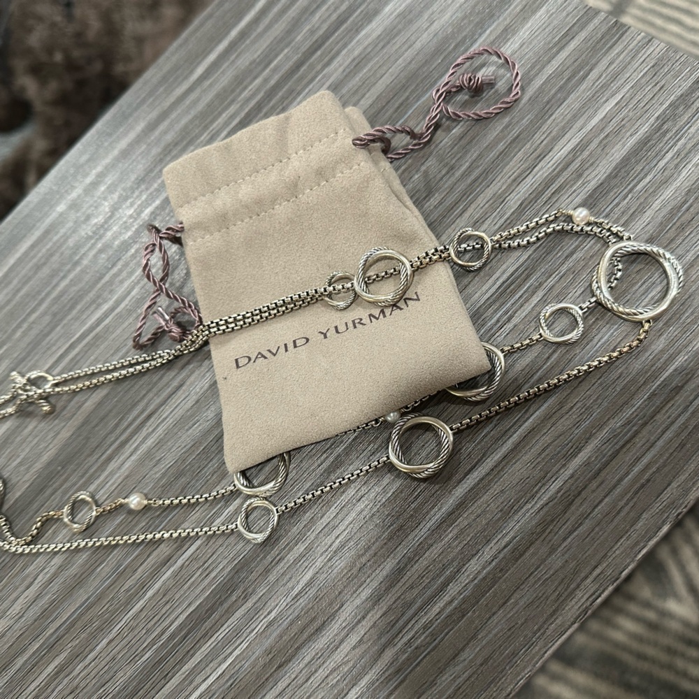 David Yurman long infinitely necklace